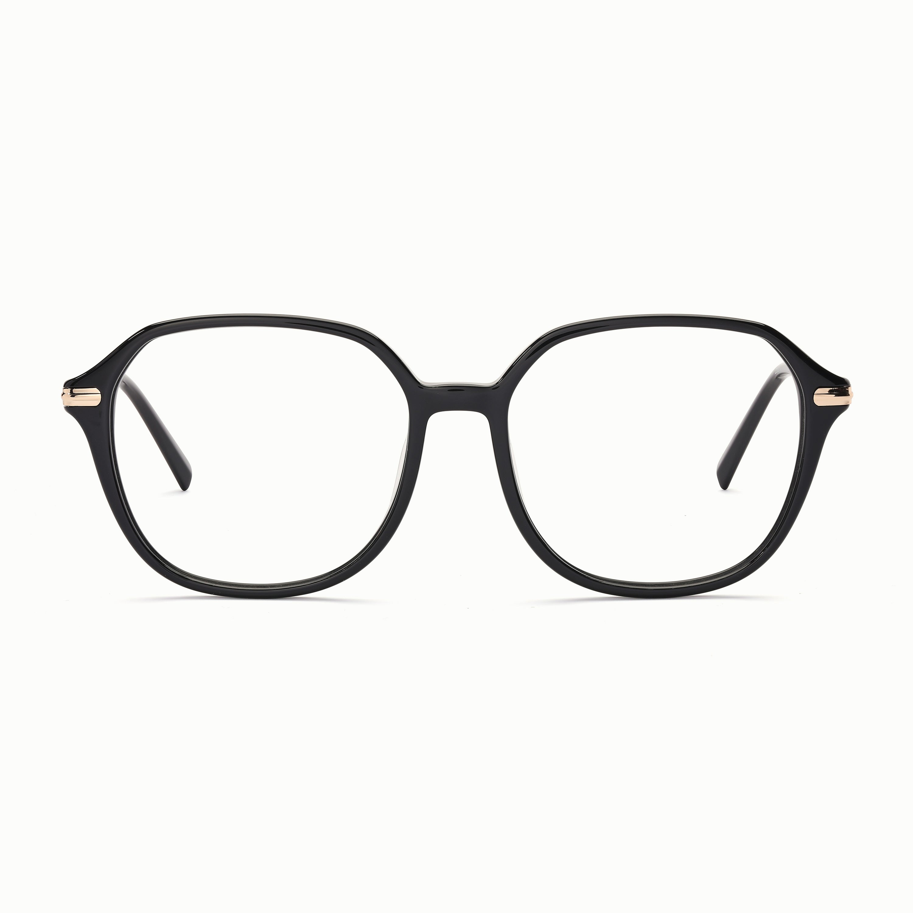 Parker square prescription glasses #colour_black