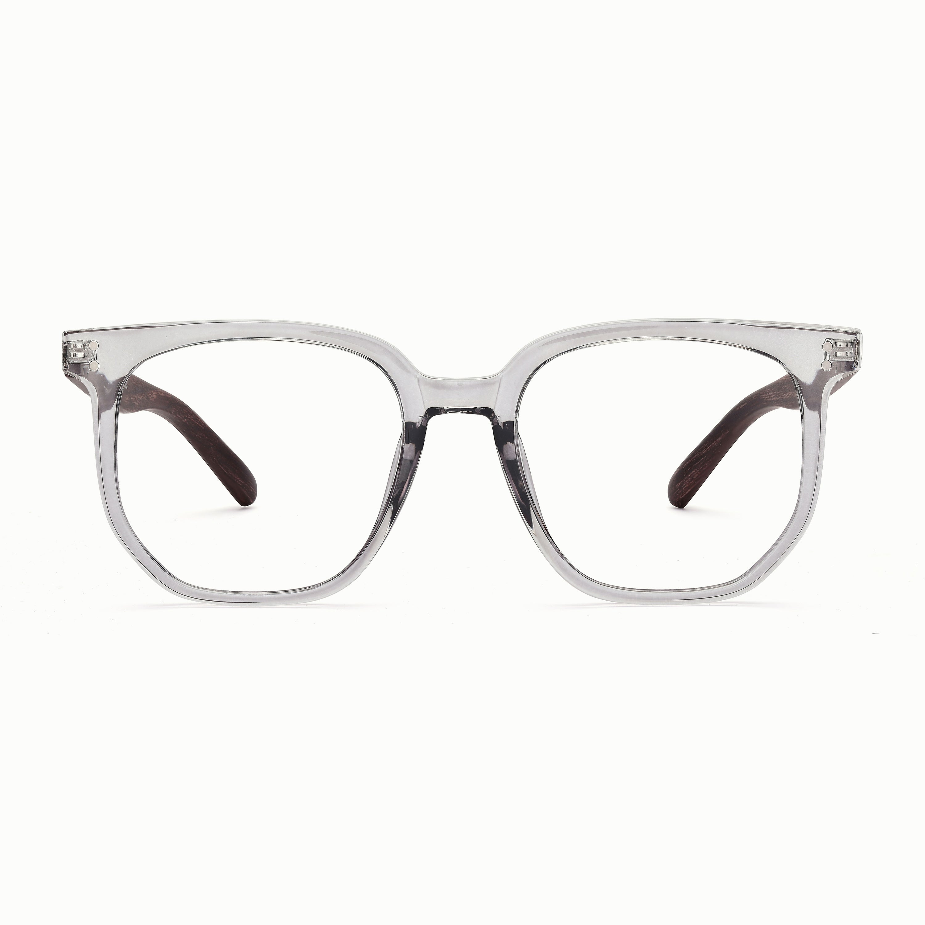 Norwood square prescription glasses #colour_smoke