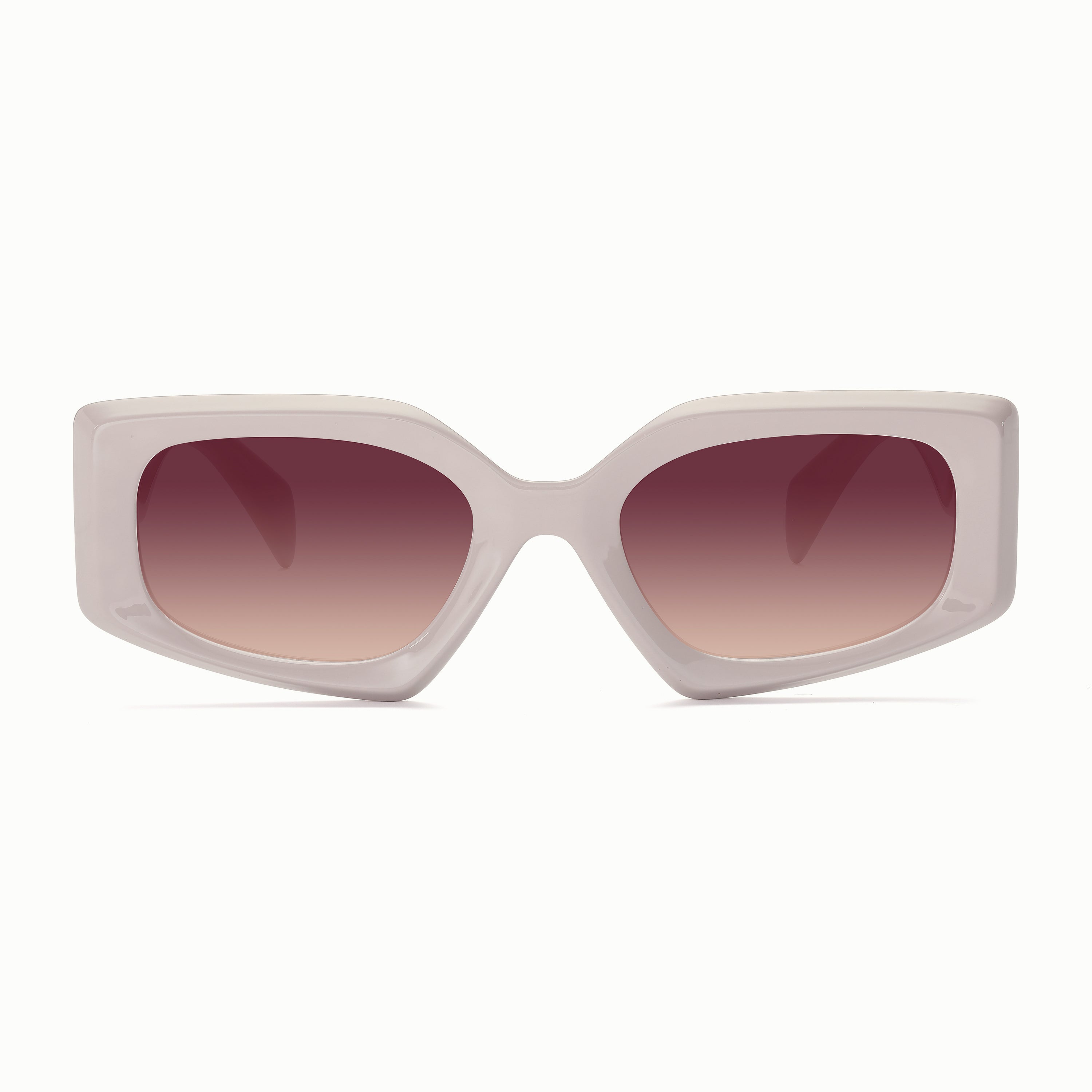 Pembroke rectangular prescription glasses #colour_taupe