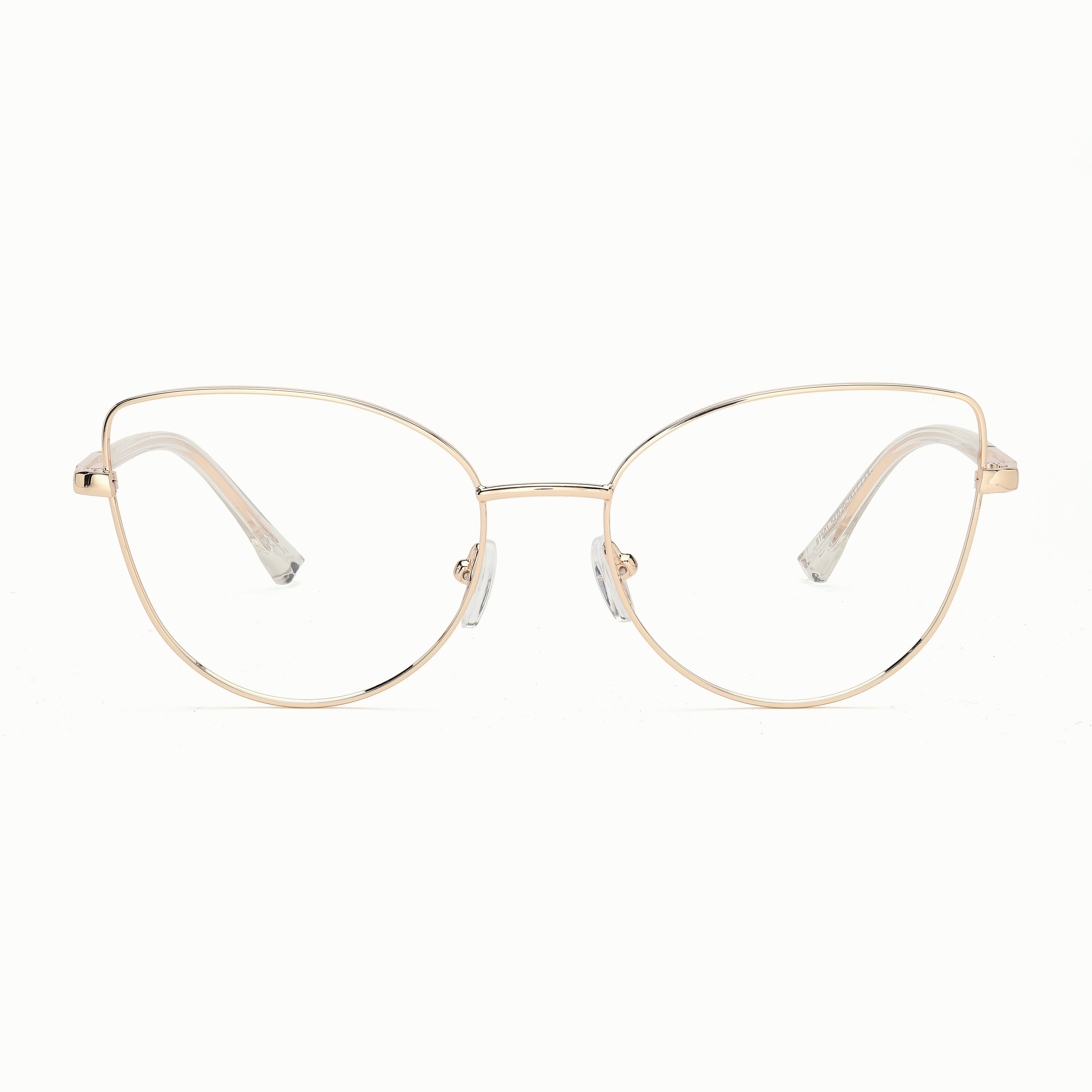Rivington cat-eye prescription glasses #colour_gold