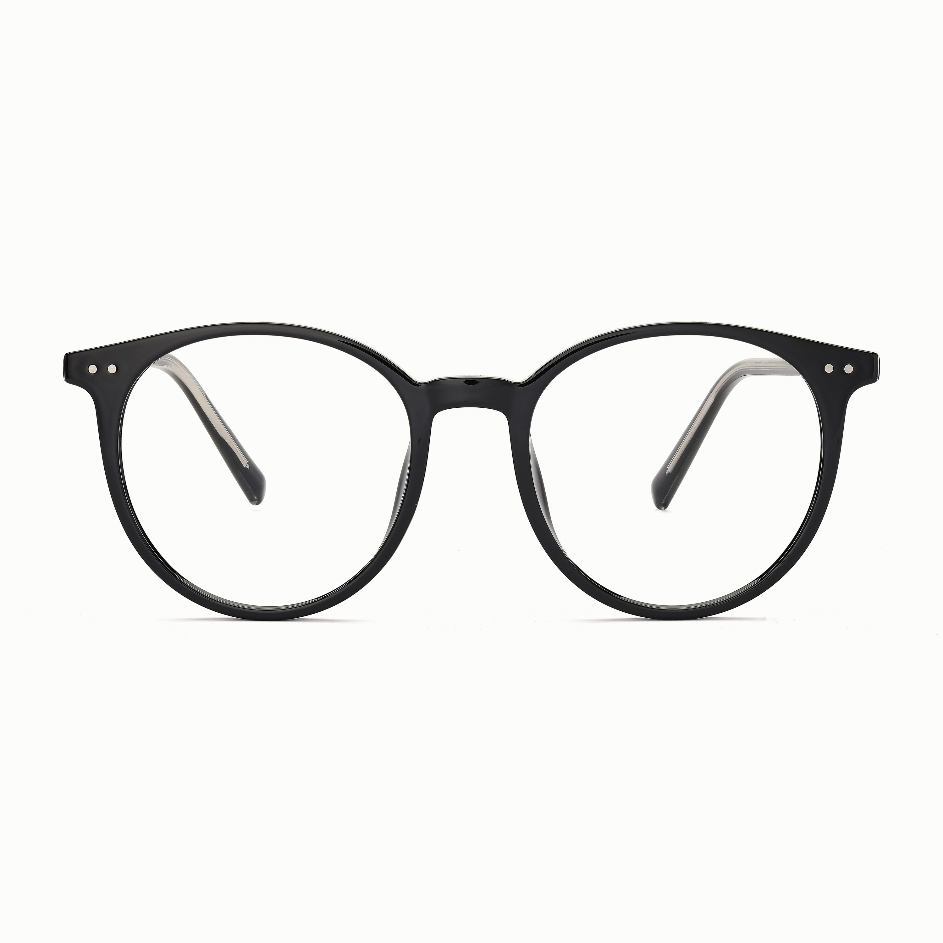 Norfolk round prescription glasses #colour_black