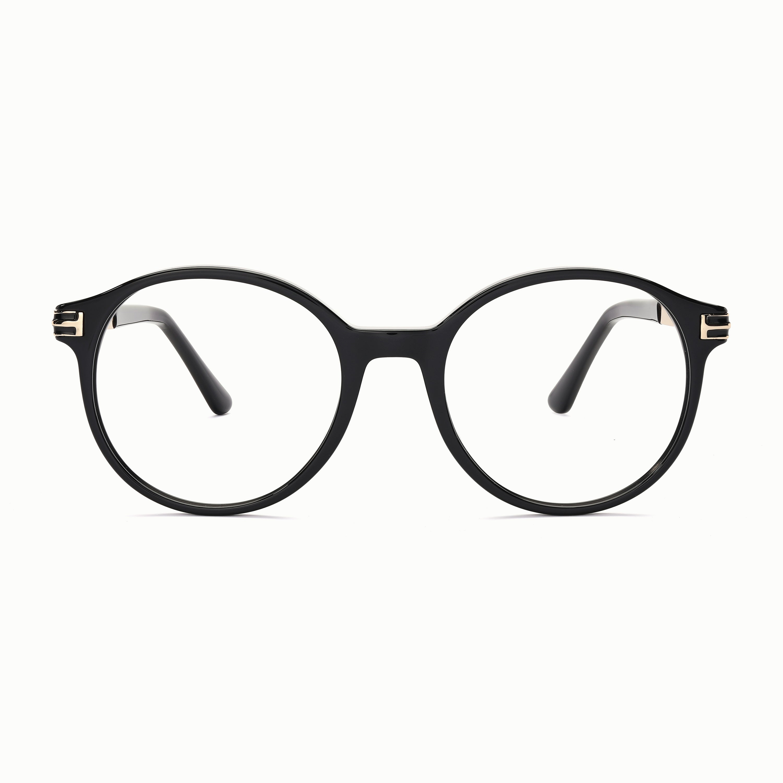 Bridger round prescription glasses #colour_black