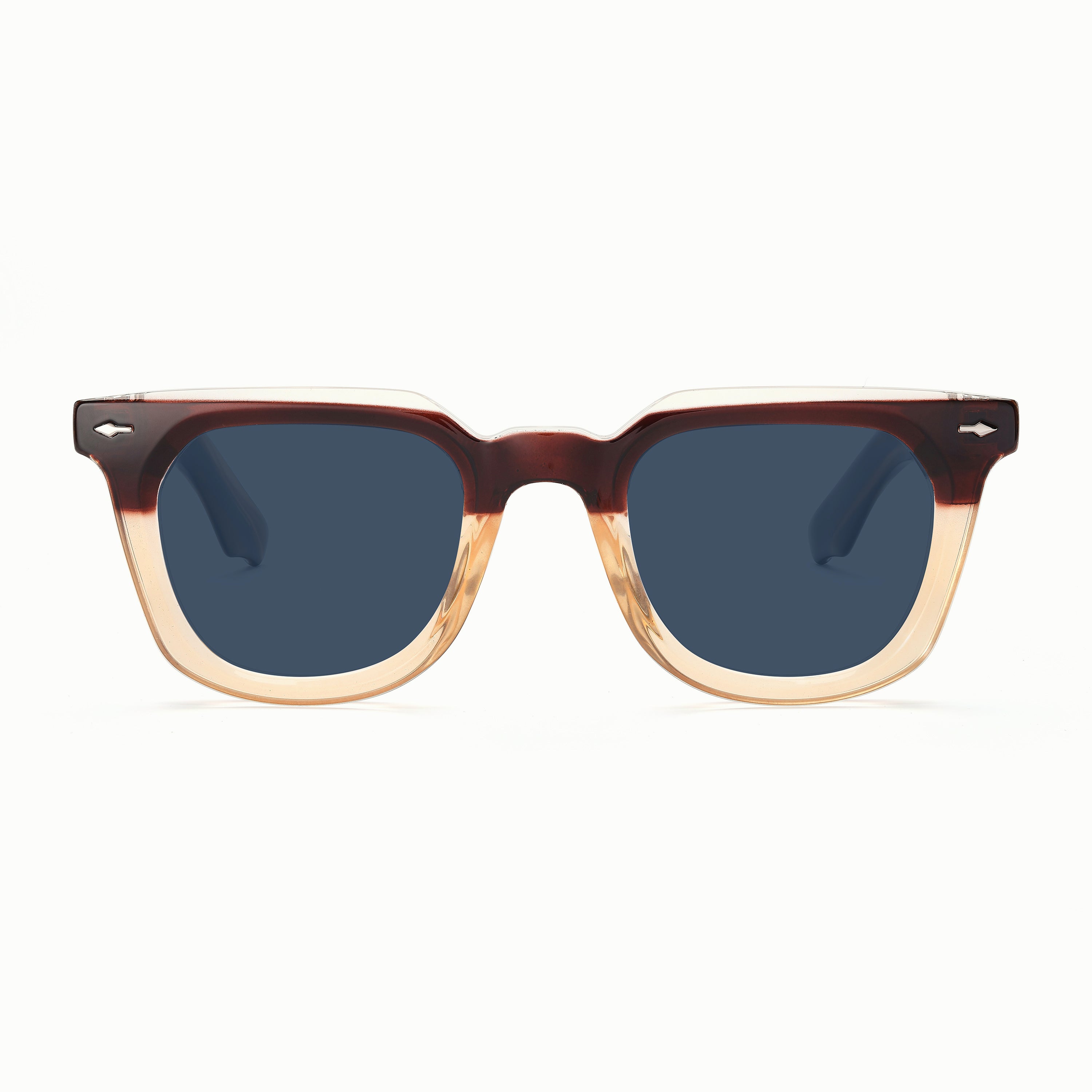 Gladstone square prescription glasses #colour_taupe