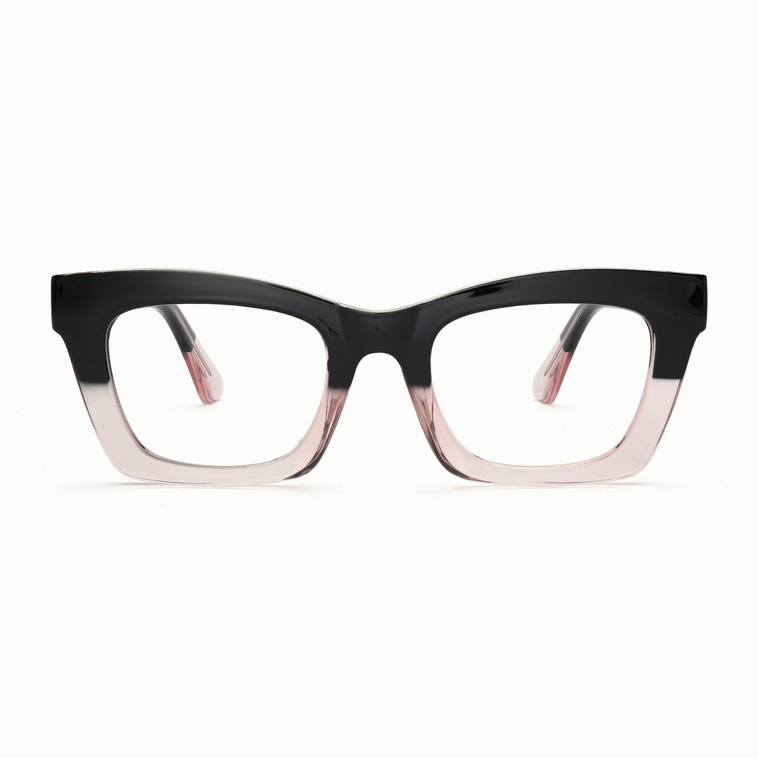 two-tone cat-eye prescription glasses 