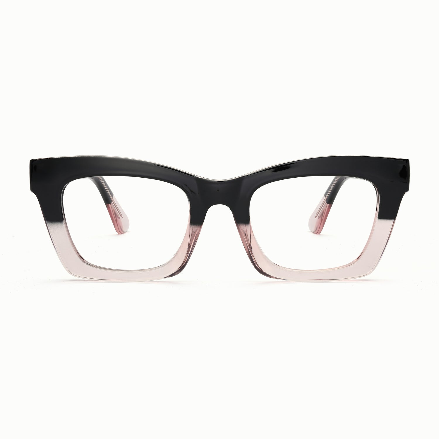 two-tone cat-eye prescription glasses 