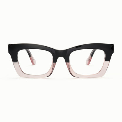 two-tone cat-eye prescription glasses 