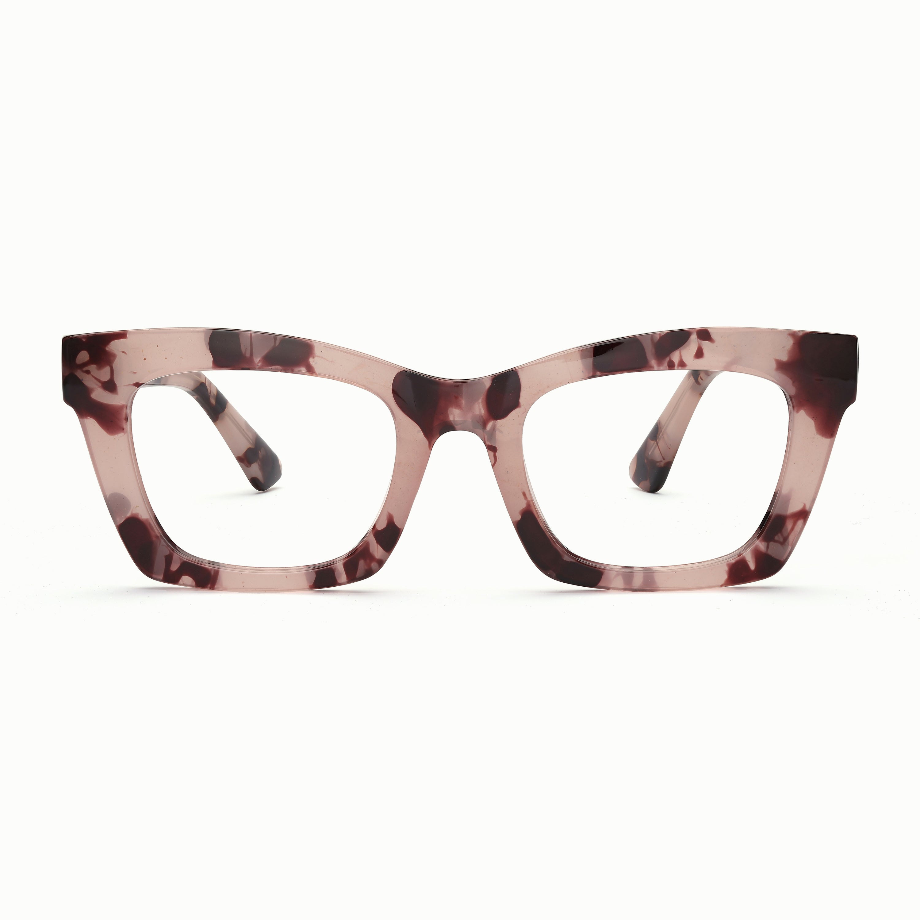 two-tone cat-eye prescription glasses 