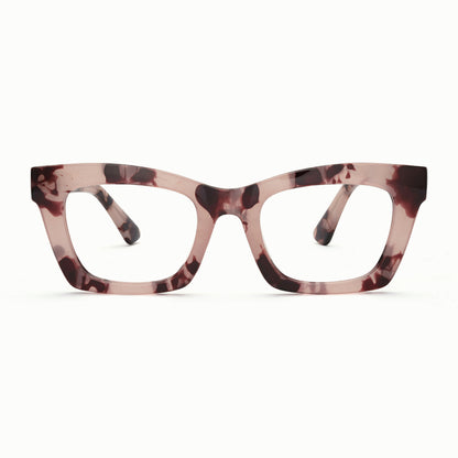 two-tone cat-eye prescription glasses 