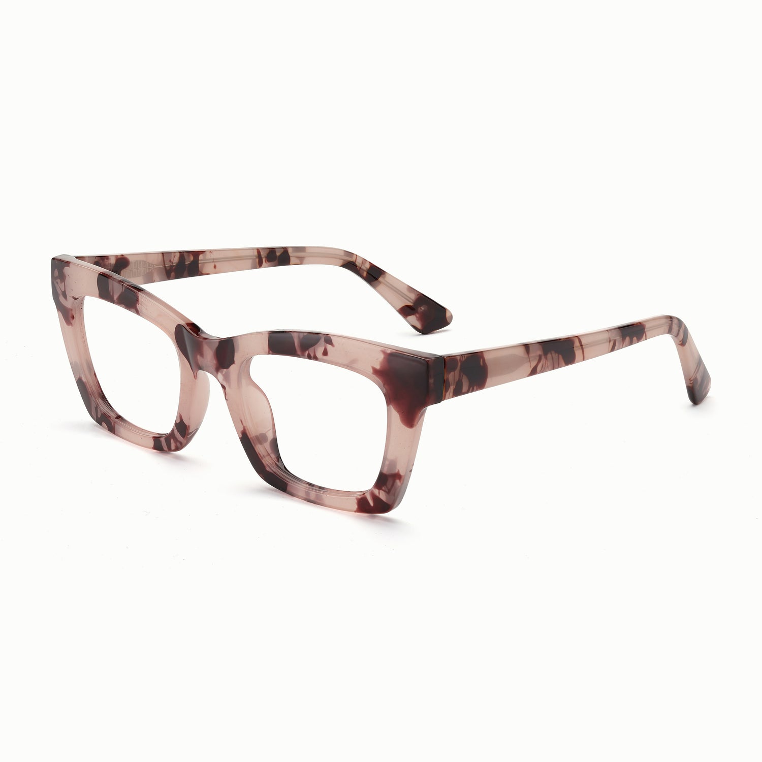 two-tone cat-eye prescription glasses 
