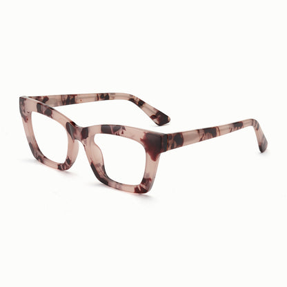 two-tone cat-eye prescription glasses 