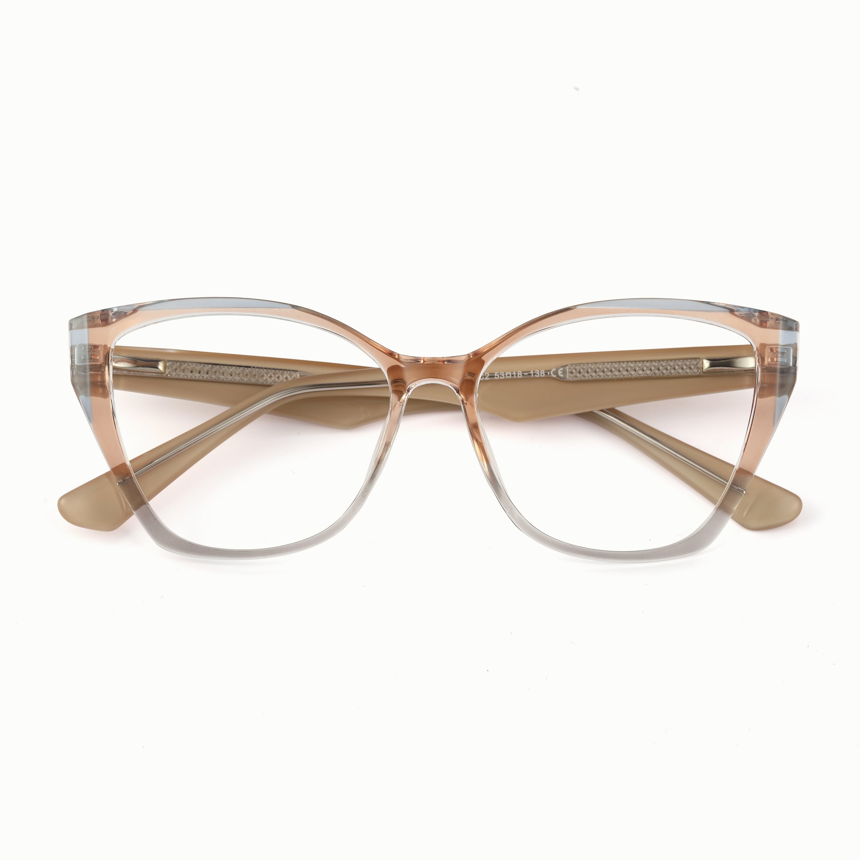 Milan square prescription glasses 