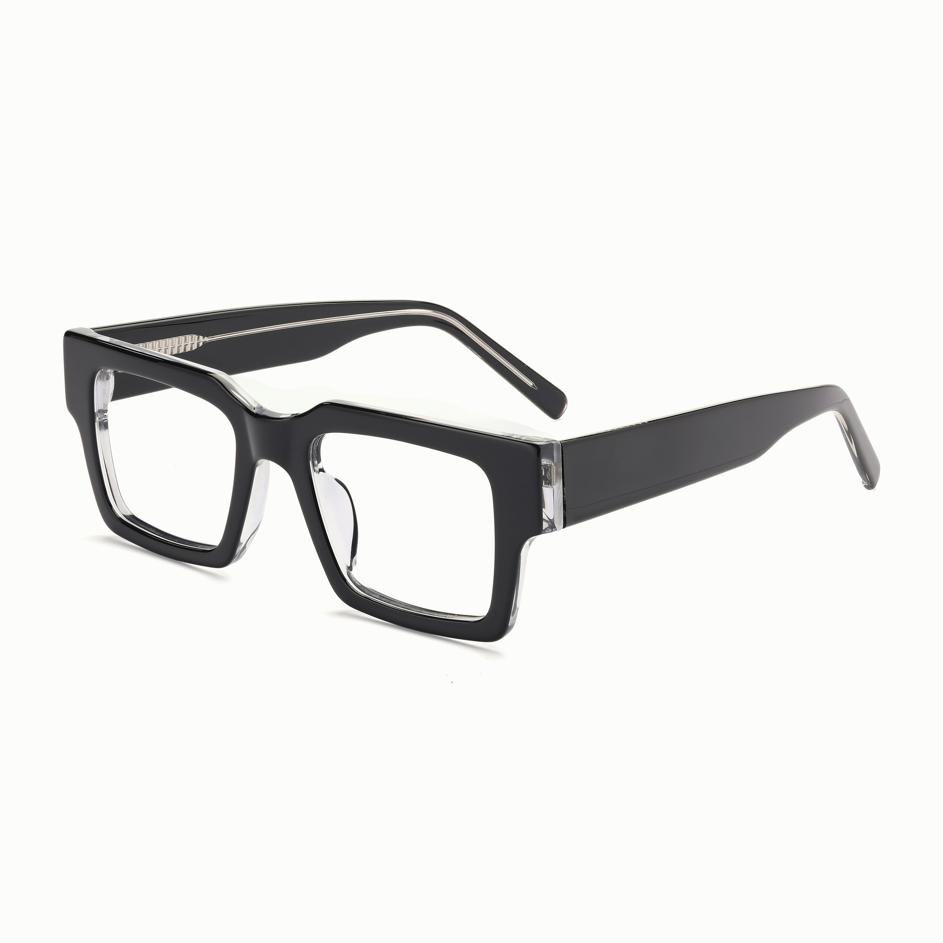 Woodcroft rectangular prescription glasses 