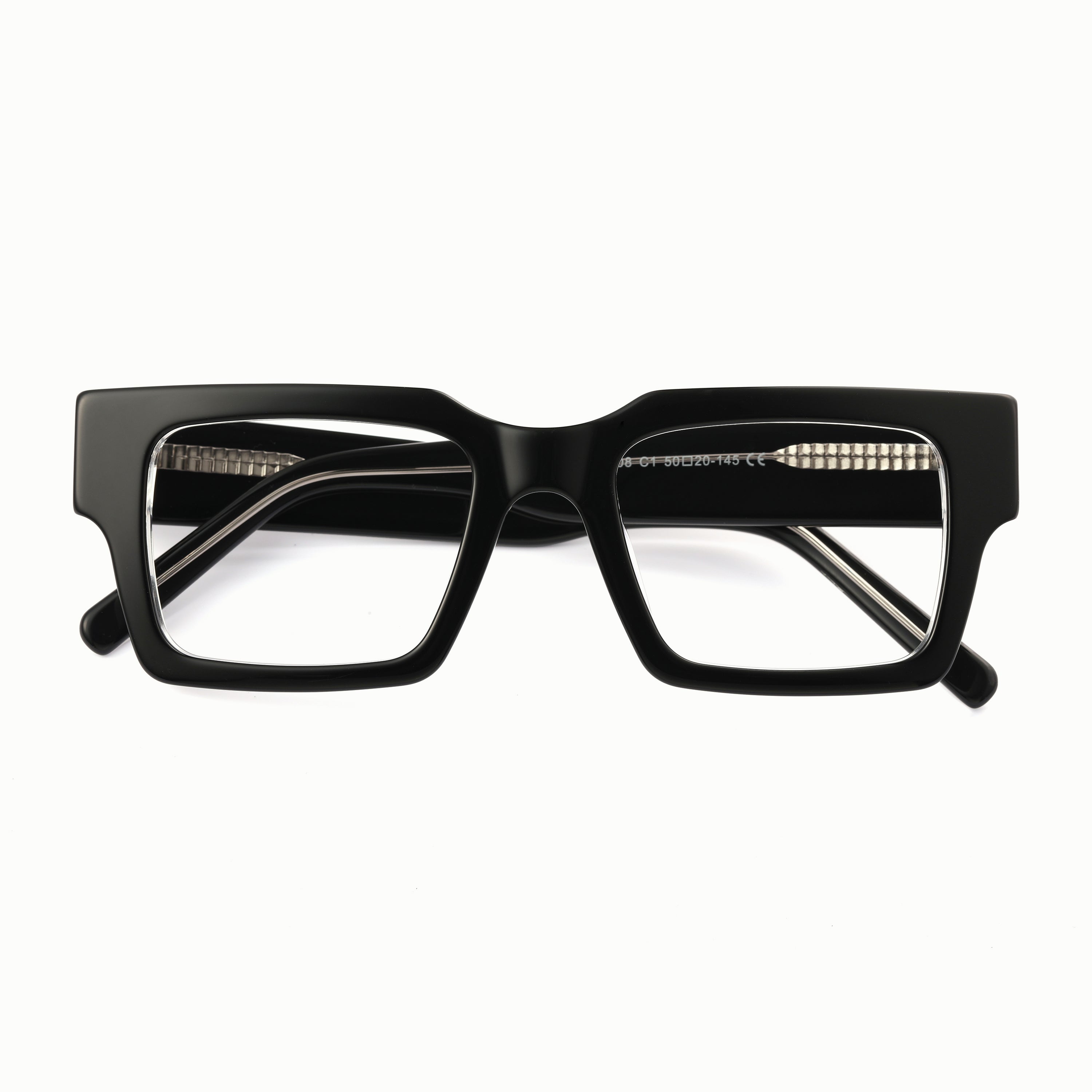Woodcroft rectangular prescription glasses 