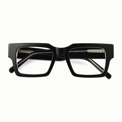 Woodcroft rectangular prescription glasses 