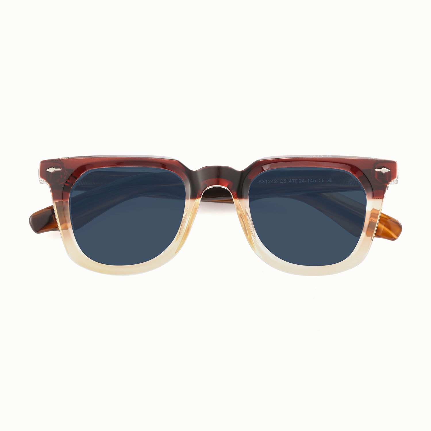 Gladstone square prescription glasses 