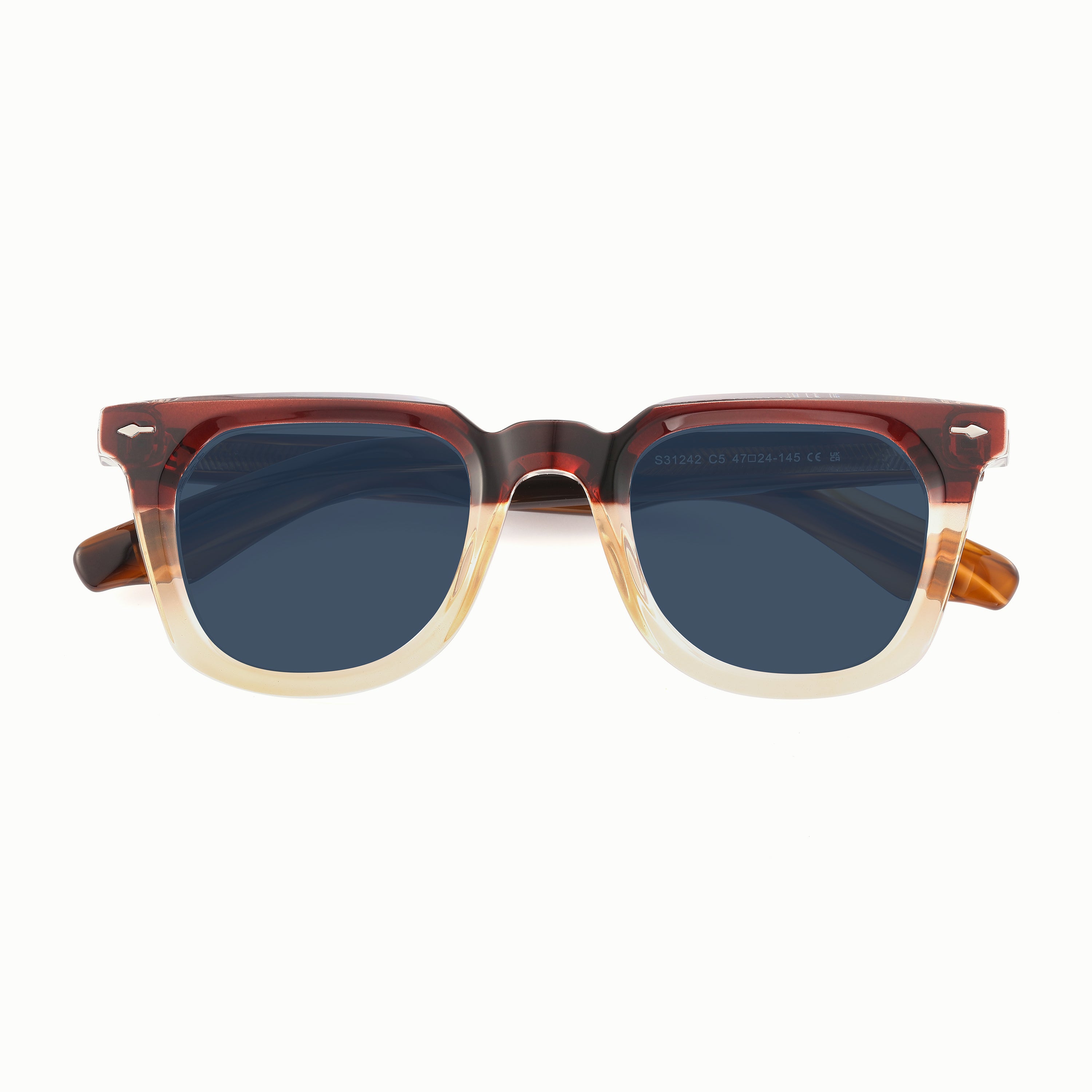 Gladstone square prescription glasses 